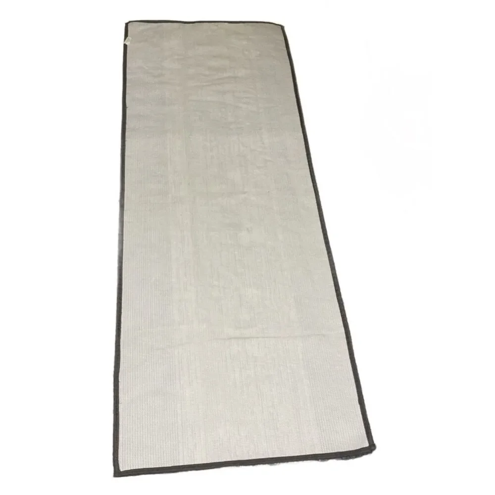 Better Homes and Gardens Plush Gray & White Two-Tone Bath Runner (20”x 60”)
